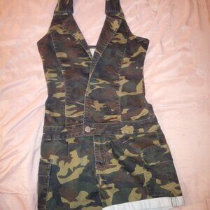 VIP Jeans Camo Romper 7/8
